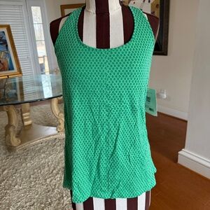 Patagonia Kiawah Tank Top Womens Green Shelf Bra Racerback Workout Gym M NWT